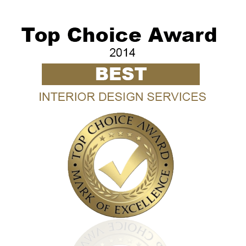 Best Interior Design Services, Top Choice Award (2014)
