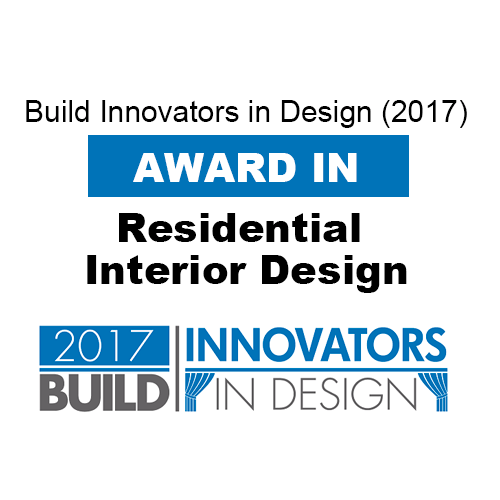 Award in Residential Interior Design, Build Innovators in Design (2017)