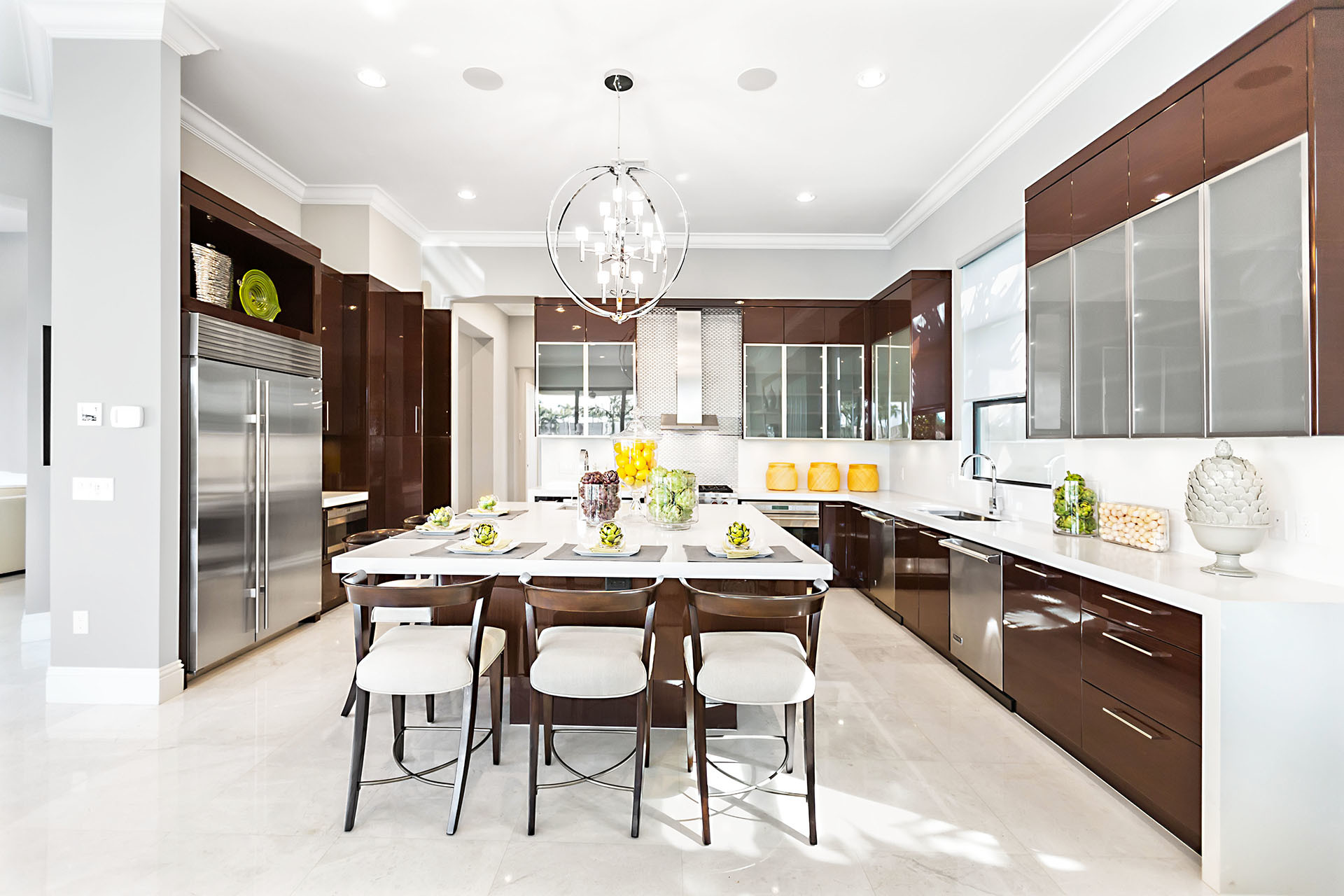 Modern kitchen house interior