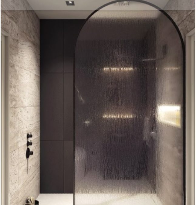 A custom crafted Toronto Interior Design Group luxury bathroom constructed with organic features, state of the art plumbing fixtures, exquisite materials and rich textures.