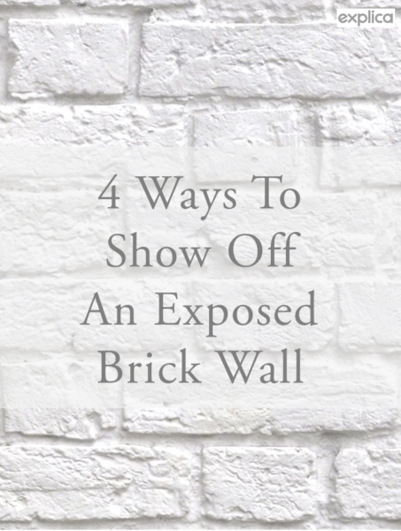 4 ways to show off an exposed brick wall